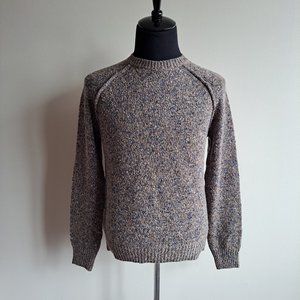 NEW Men's Ploumanac'h Wool Blend Knit Crewneck Multicolor Sweater Size M